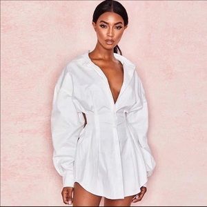 Brand new Really beautiful white shirt dress